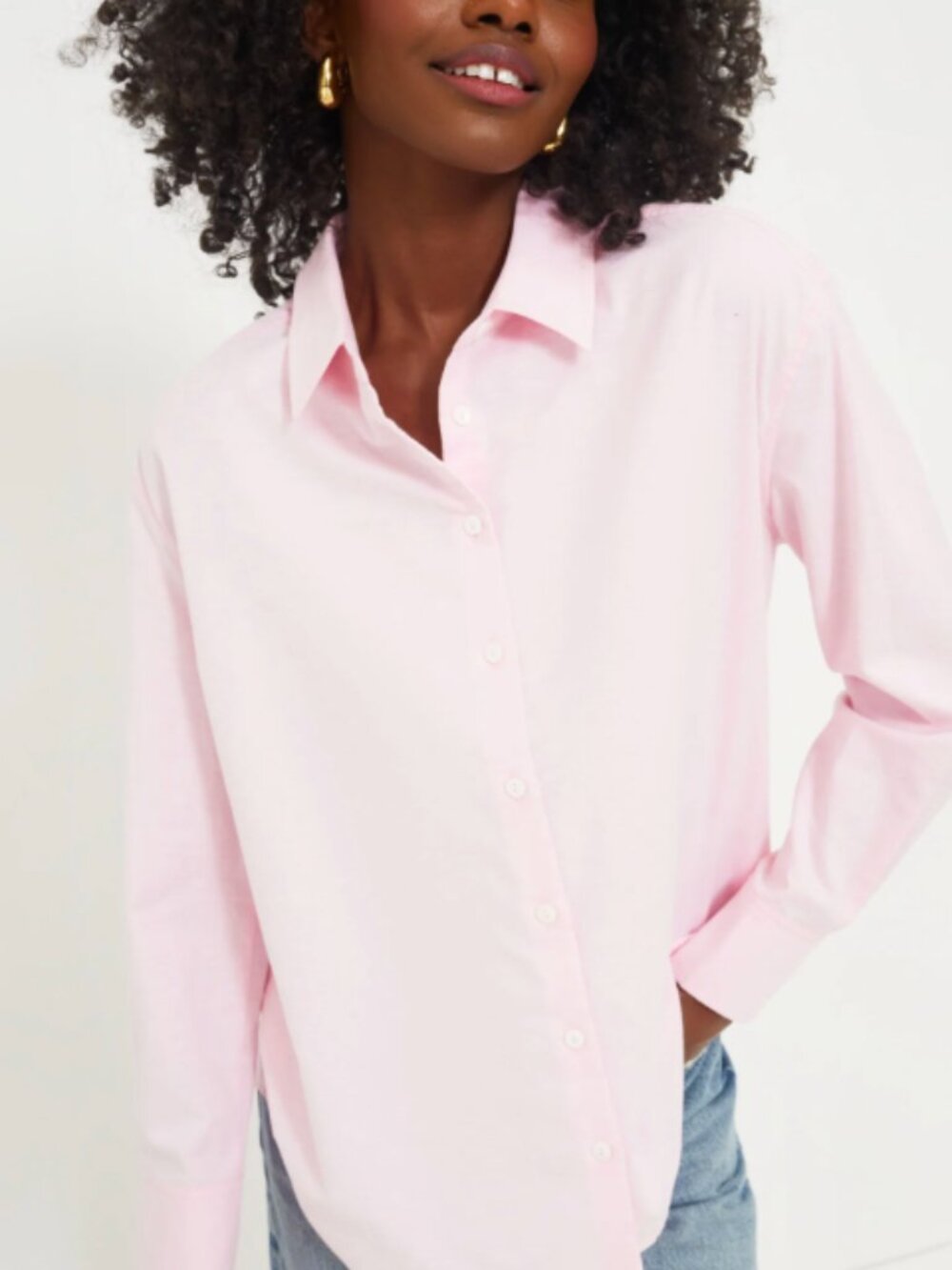 Tuckernuck Pink Nadine Button Down (M)